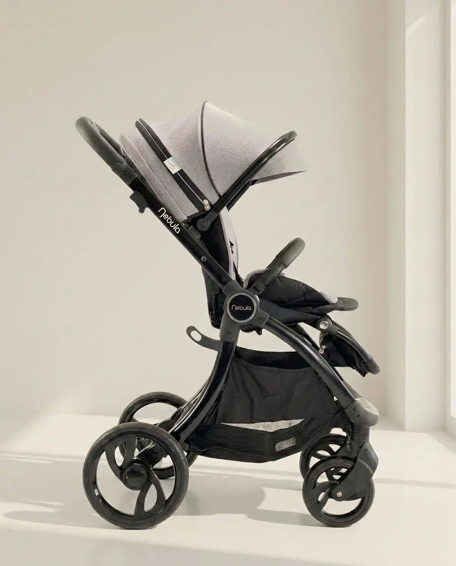 Nebula Pushchair Bundle - 5 Piece Set - Cool Grey - Stroller