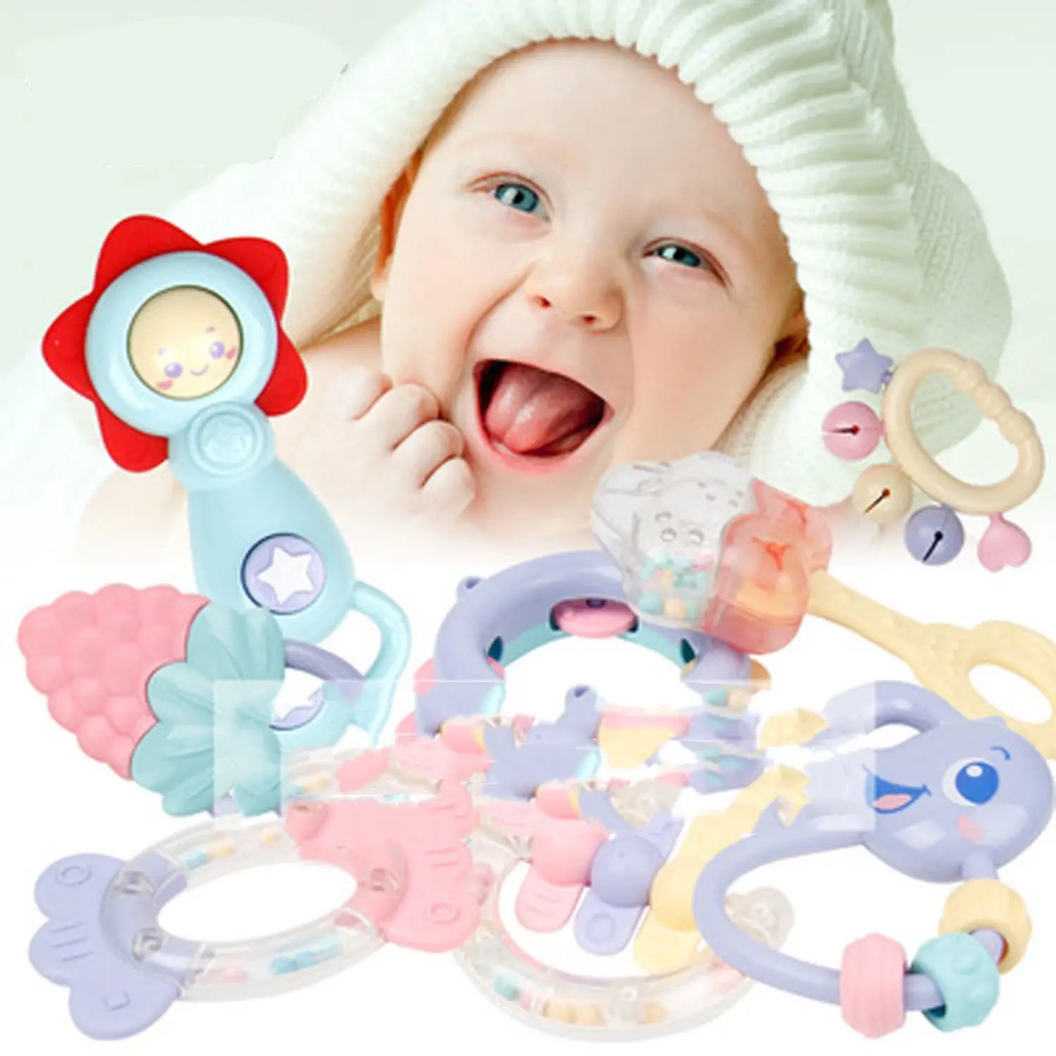 Baby Early Learning Teether Toy Set