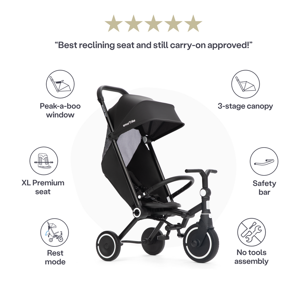 SmarTrike Wonder Max Trike - Jet Black