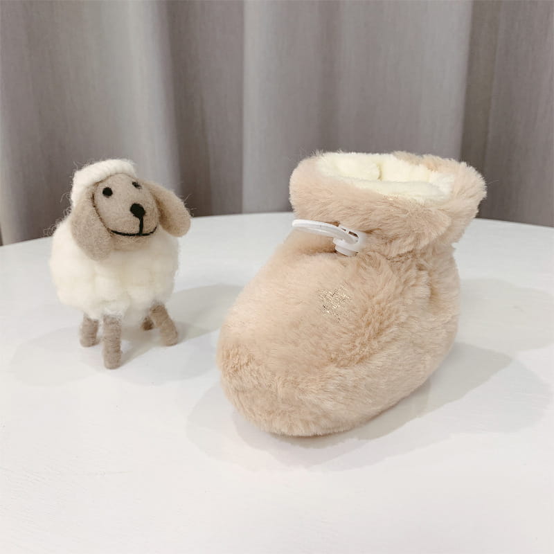 Baby Autumn & Winter Velvet Thick Cotton Shoes