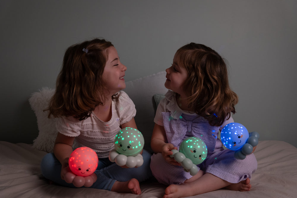Cloud B Twinkles to Go Octo Nightlight Projector - Grey