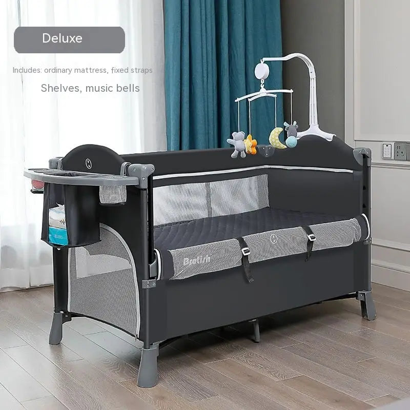 Multifunctional Baby Cot Splicing Large Bed Movable