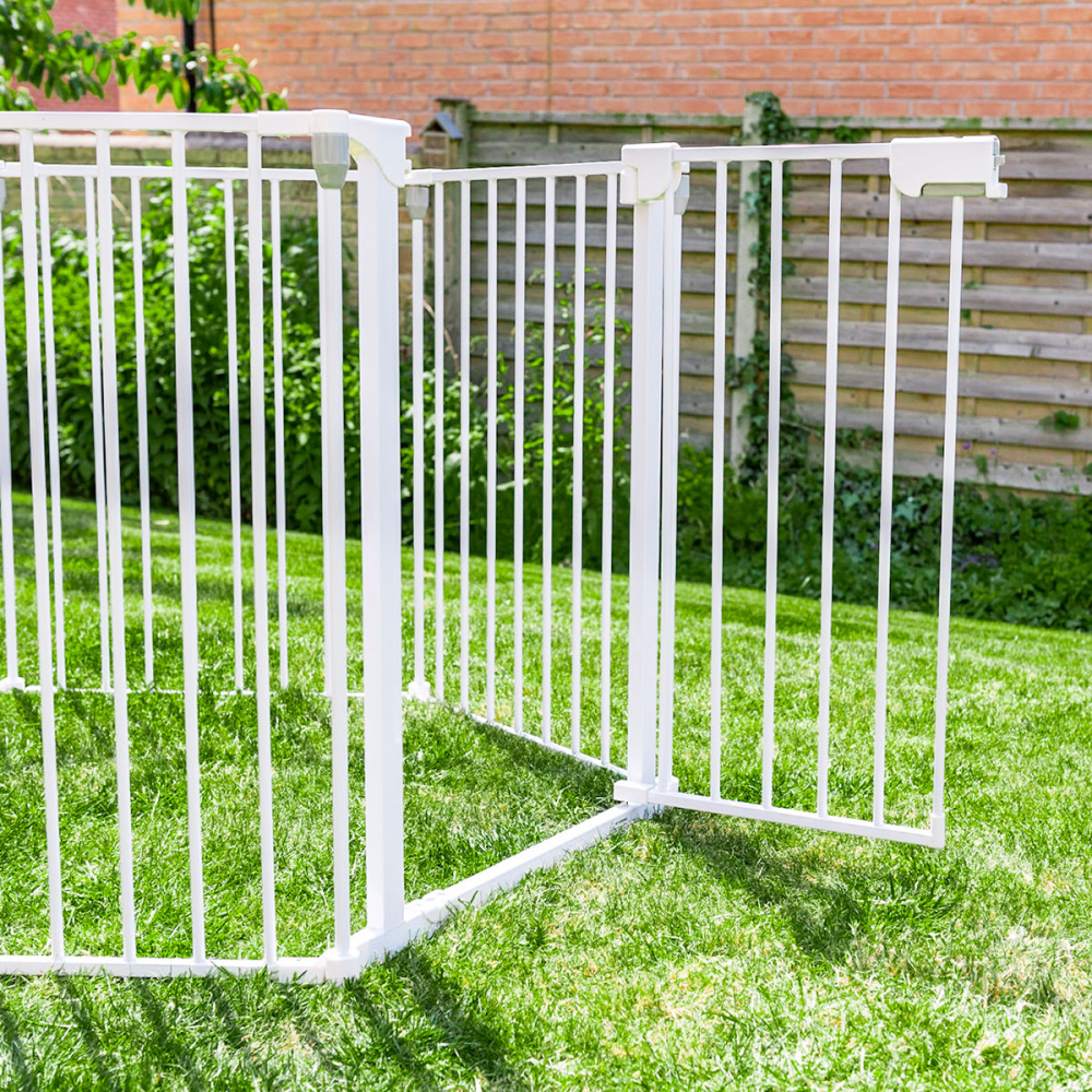 Callowesse Multi-Gate Playpen Room Guard - White