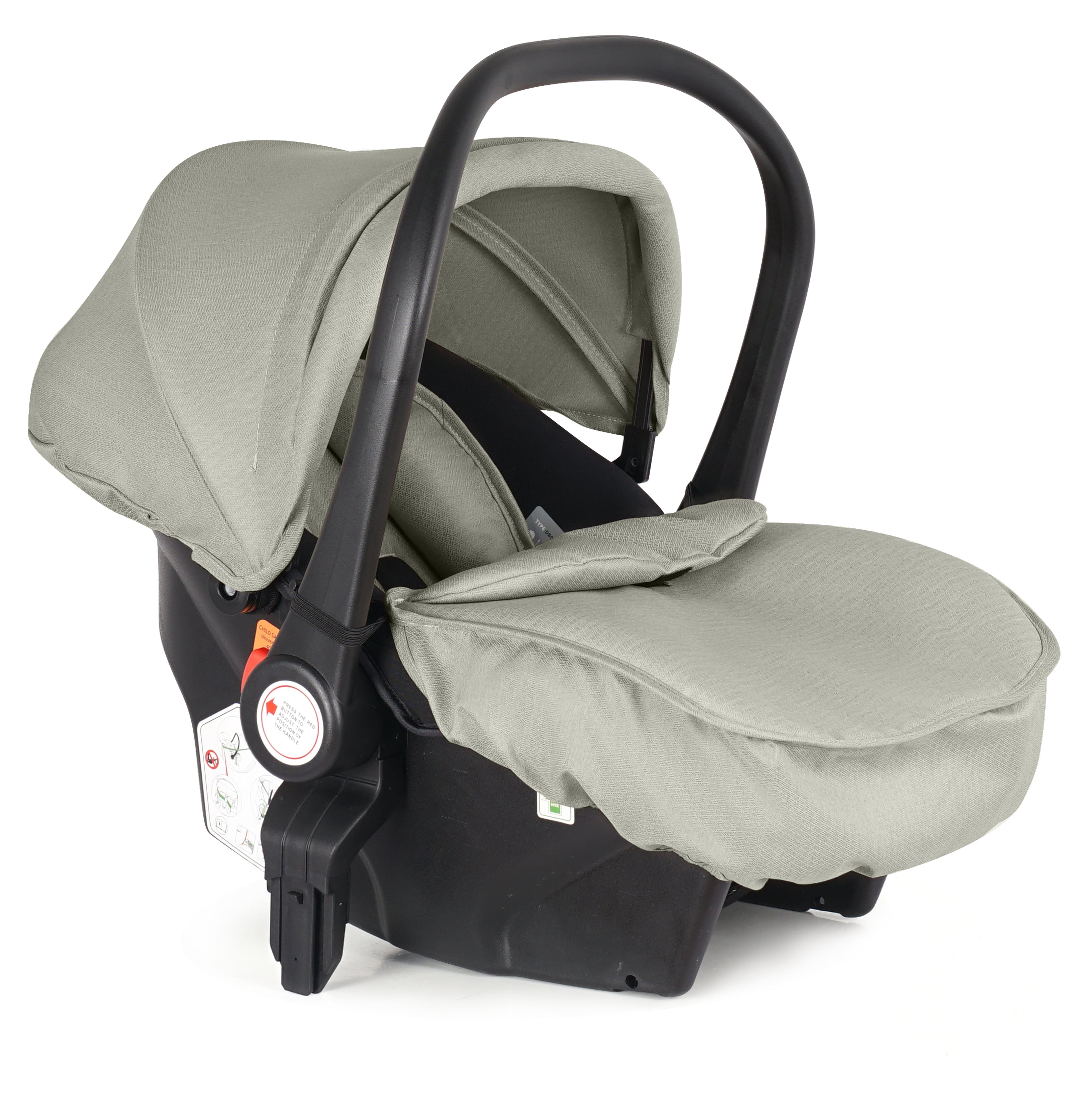 For Your Little One Cruise 3 In 1 Travel System With Car Seat - Pebble Sage (Free Cupholder And Seat Liner Included!)
