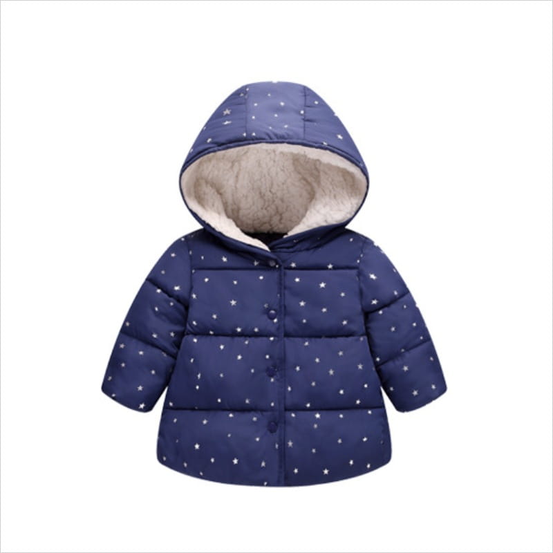 Star Print Baby Cotton Jacket