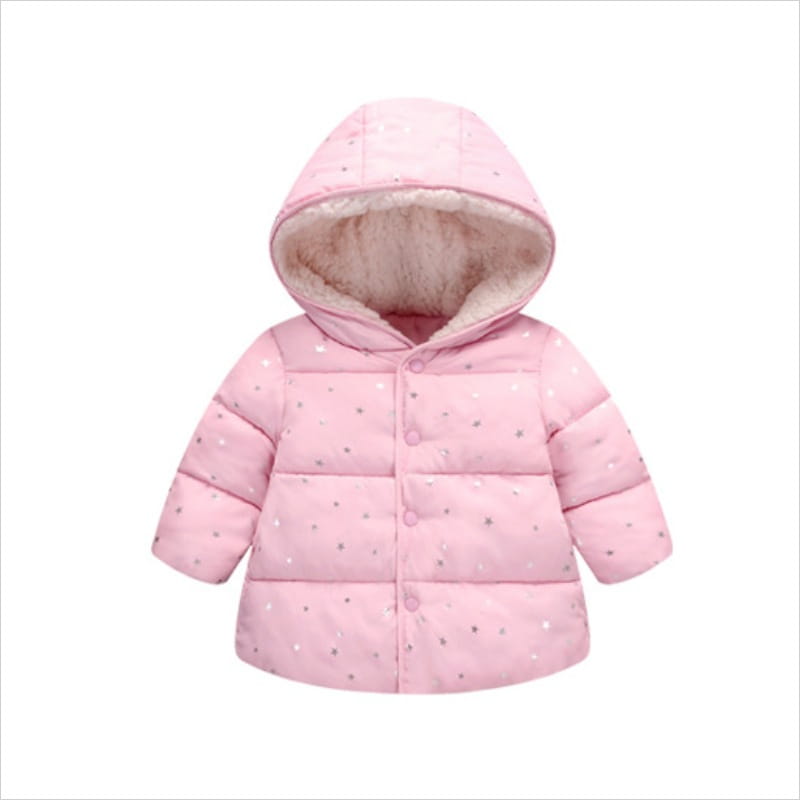 Star Print Baby Cotton Jacket