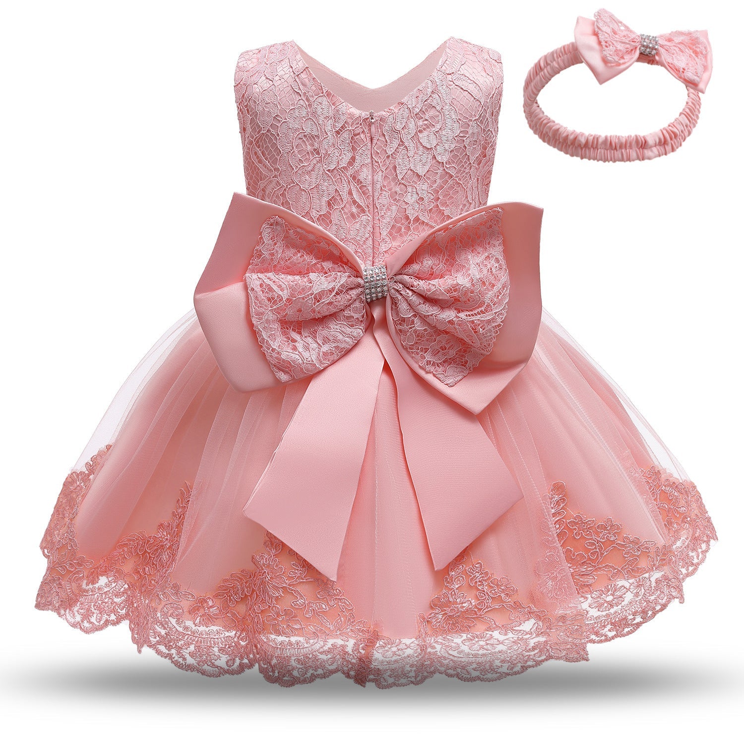 Girls' Flower Christening & Baptism Dress