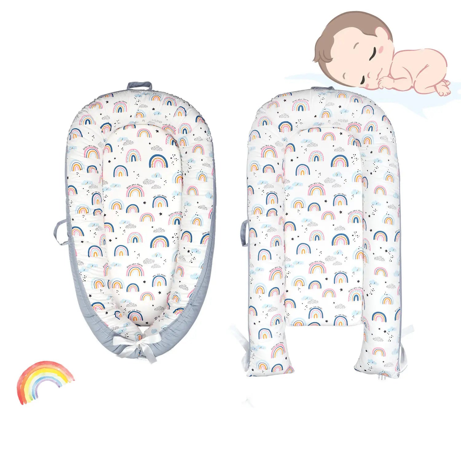 Baby Crib Bed Foldable Newborn Bionic Bed Baby Supplies