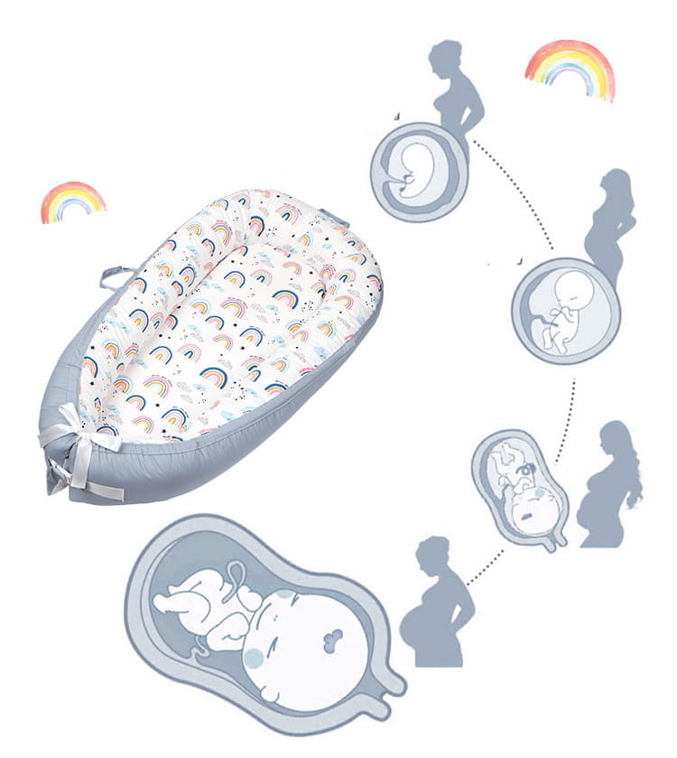 Baby Crib Bed Foldable Newborn Bionic Bed Baby Supplies