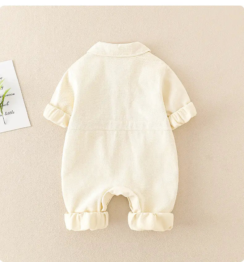 Clothes For Babies Autumn Clothes Newborn Denim Jumpsuit