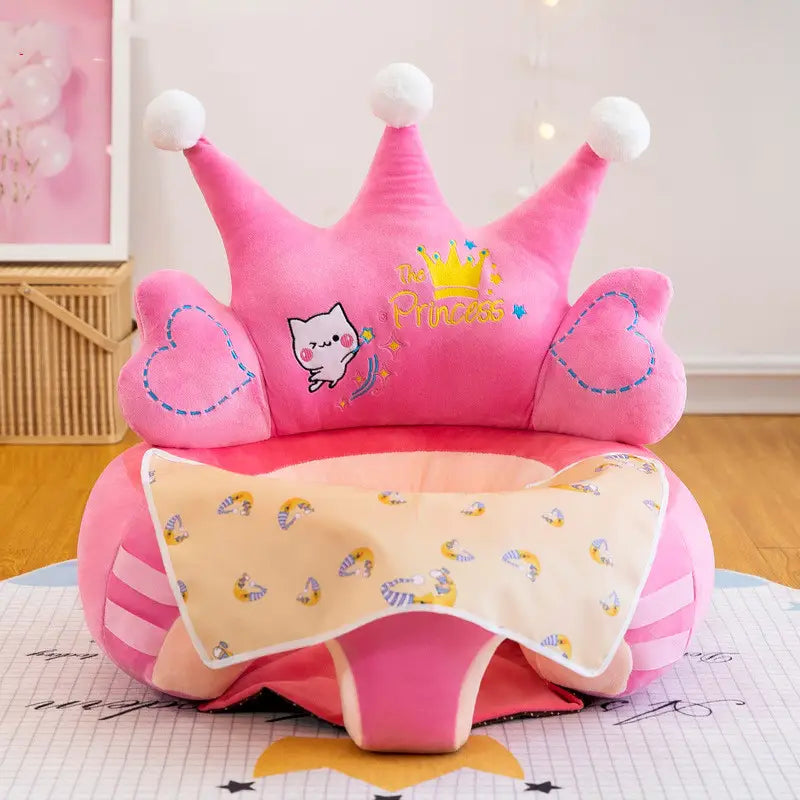 Baby Sofa Support Seat Cover Washable Toddlers Learning To Sit Plush Chair