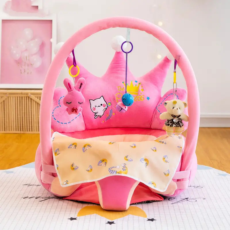 Baby Sofa Support Seat Cover Washable Toddlers Learning To Sit Plush Chair