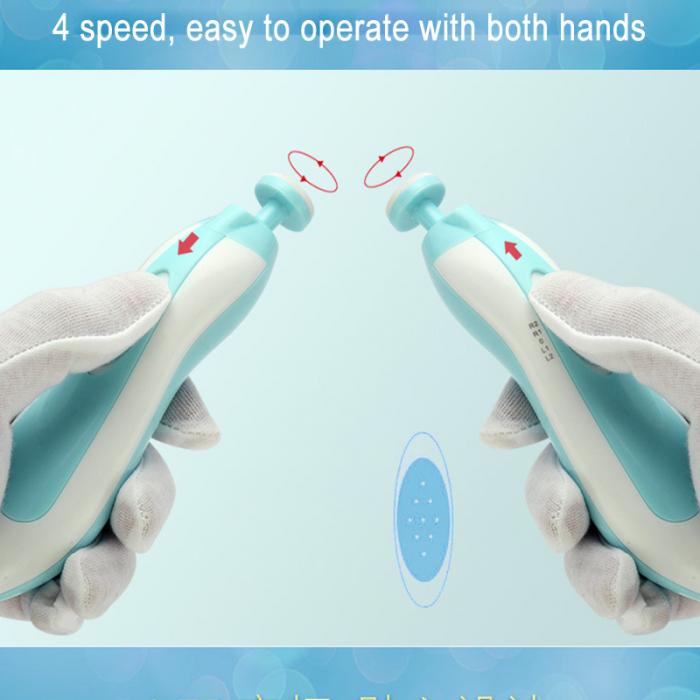 Anti-scratch Multifunctional Baby Electric Nail Polisher