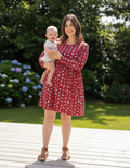 Tartan Breastfeeding Skater Dress