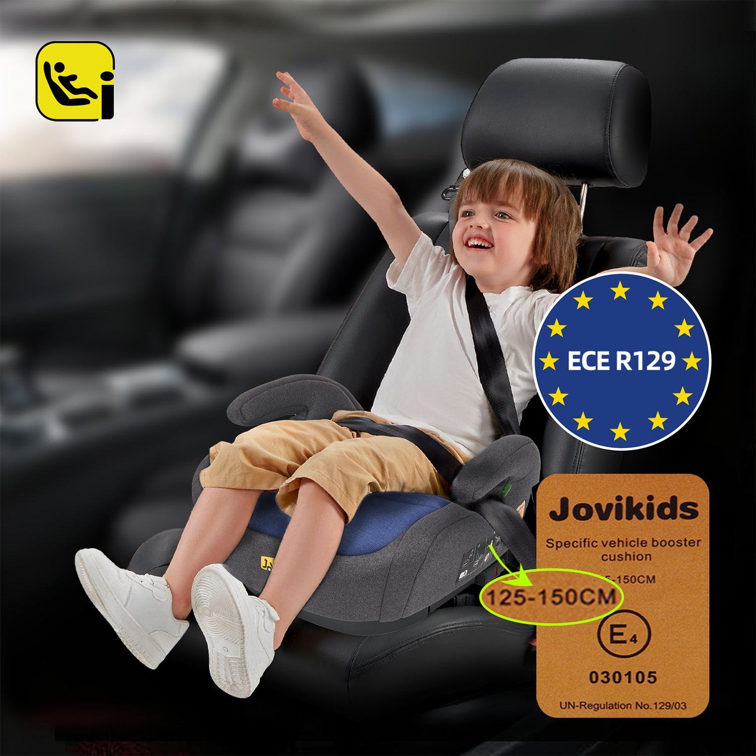 Jovikids Ohho Booster Seat - Blue