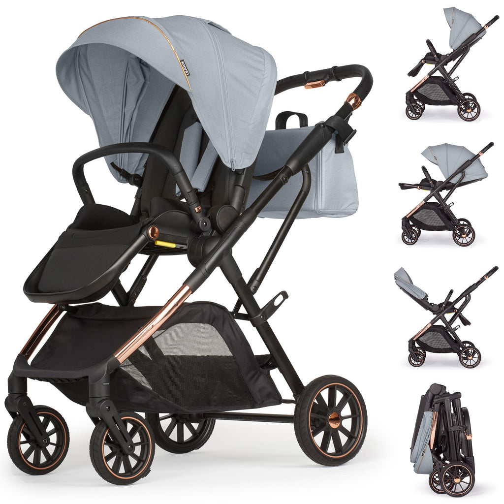 Lejoux+ Travel System Including Car seat, Mum Bag