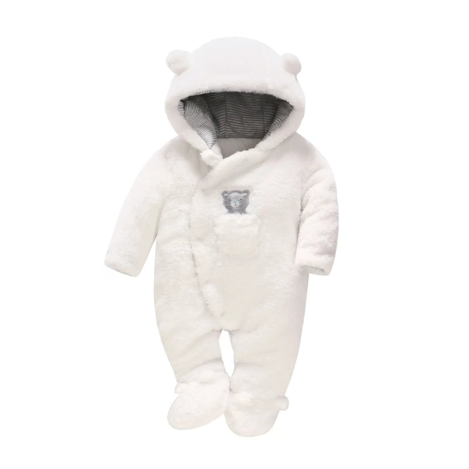 Baby clothes lamb winter cotton padded clothes baby newborn baby skin thickening climb Siamese clothes cotton