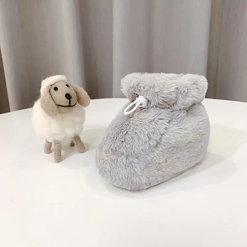 Baby Autumn & Winter Velvet Thick Cotton Shoes
