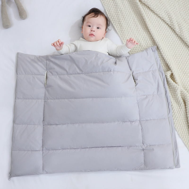 Autumn And Winter Warm Thickened Hooded Newborn Swaddle
