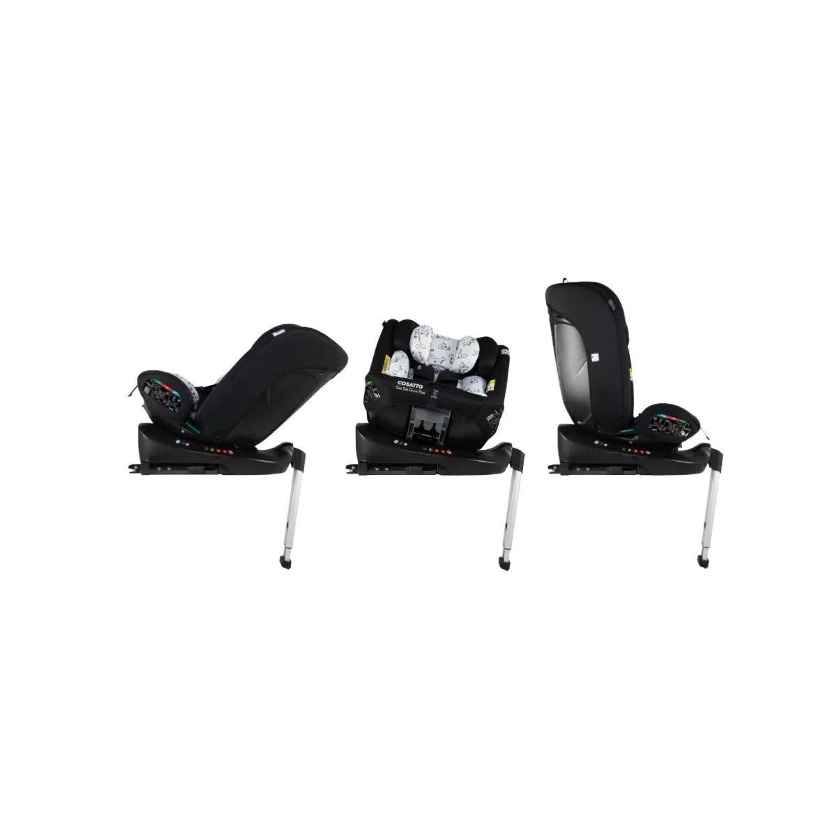 Cosatto Get Set Grow Plus i-Size Group 0+/1/2/3 360 Car Seat - Foxed
