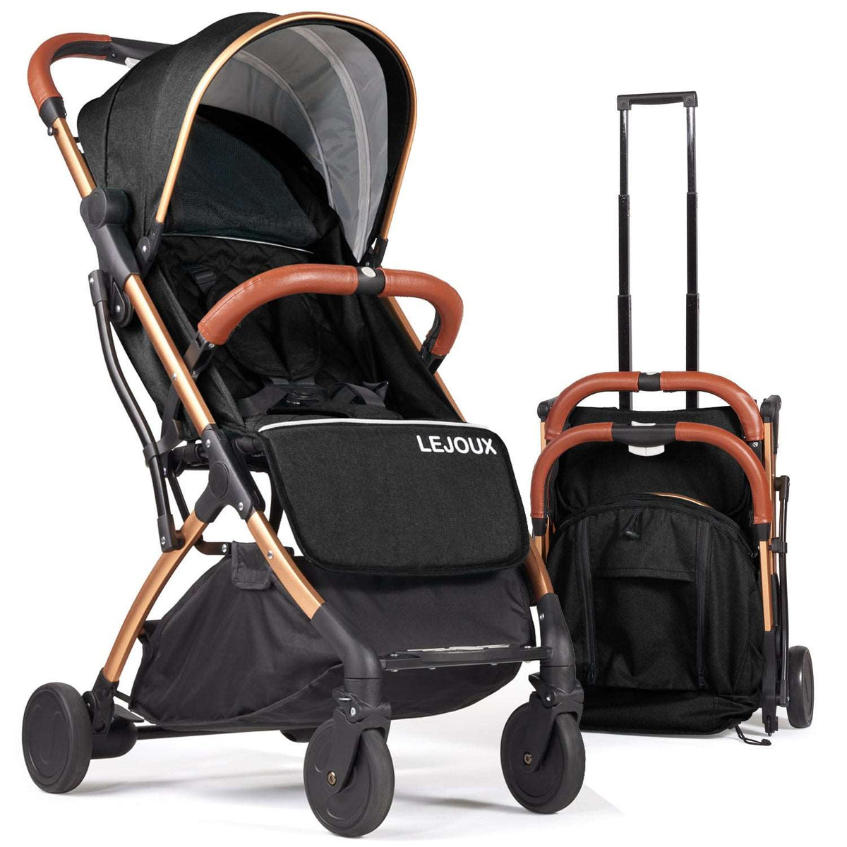 Lejoux Go Baby Travel Stroller Pram Pushchair Buggy