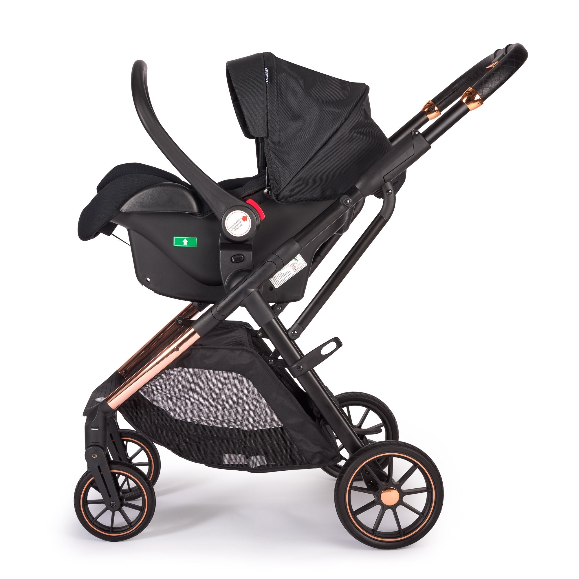 Lejoux+ Travel System Including Car seat, Mum Bag