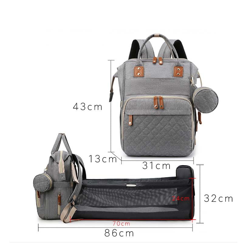 Portable Large Capacity Baby Folding Travel Bed Bag