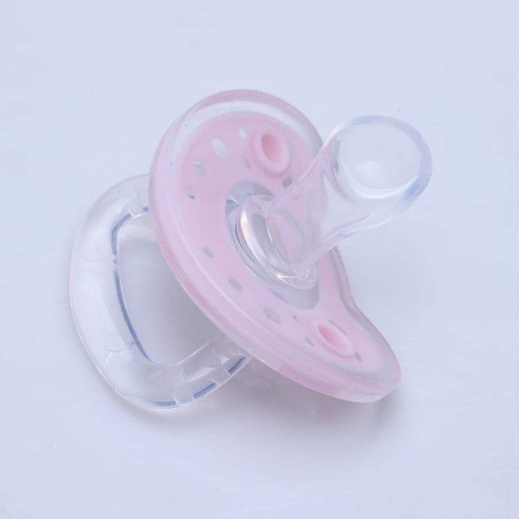 Baby Products Full Silica Gel Pacifier Two-color Liquid Silicone Sleep Comfort Baby Pacifier Baby