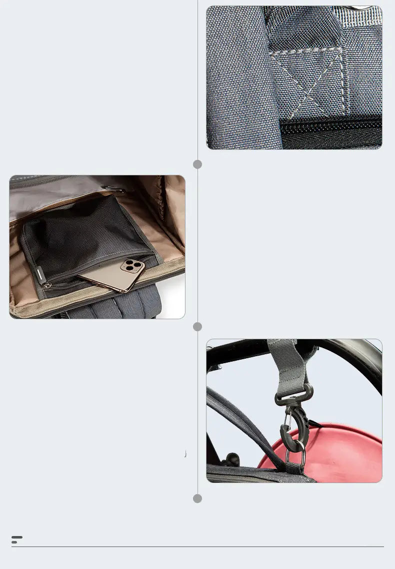 Portable Folding Crib Changing Bag