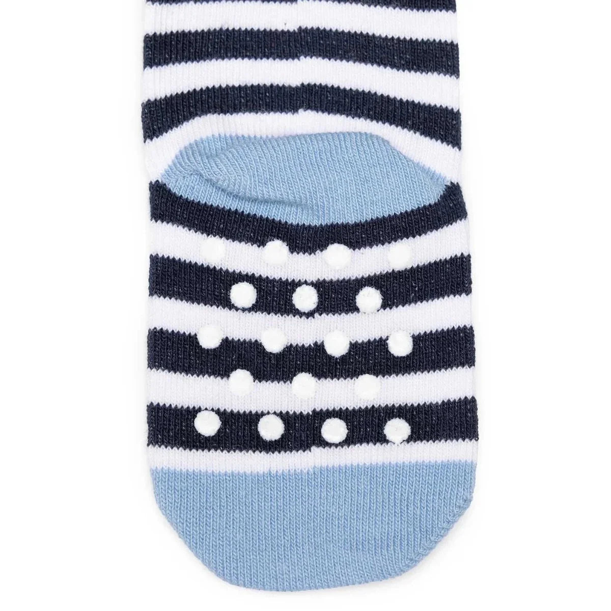 HelloBaby Boys Pack of 3 Non-Slip Socks Animal Print Cotton Rich - Blue