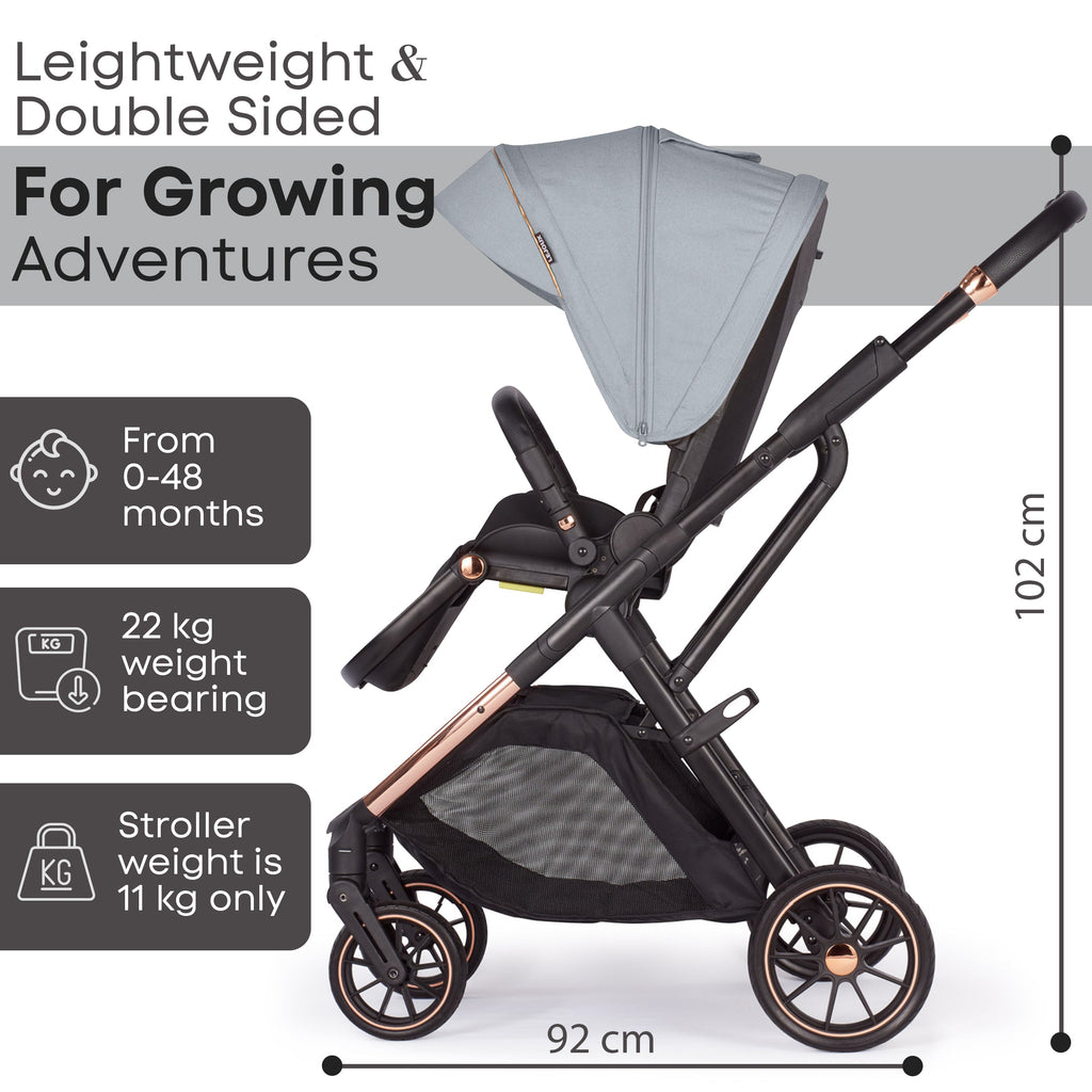 Lejoux+ Baby Pram Stroller Pushchair 0 Months +