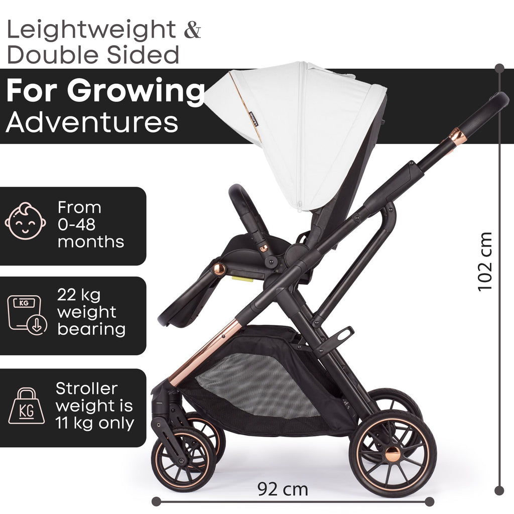 Lejoux+ Baby Pram Stroller Pushchair 0 Months +