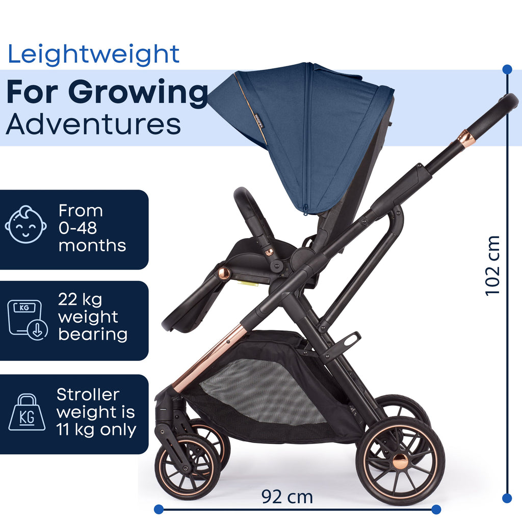 Lejoux+ Baby Pram Stroller Pushchair 0 Months +