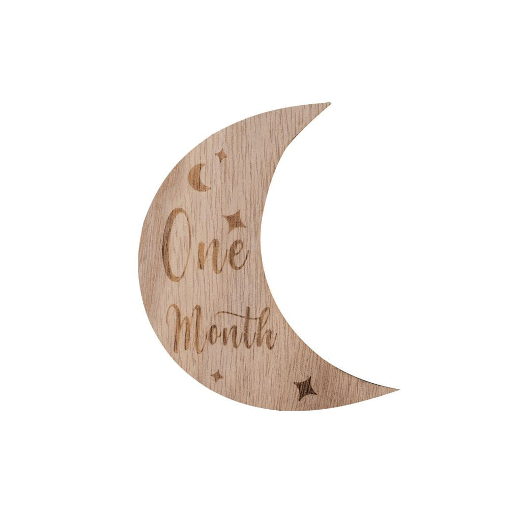 Wooden Month-by-Month Baby Milestone Set-3