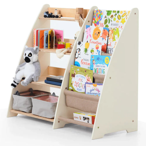 2in1 Montessori Shelf for Books and Toys - Ivory - Shelf