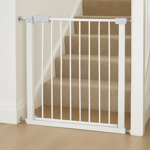 2x FYLO Baby Safety Stair Gate Pressure Fit Extra Wide - 75-86cm - Stair gate