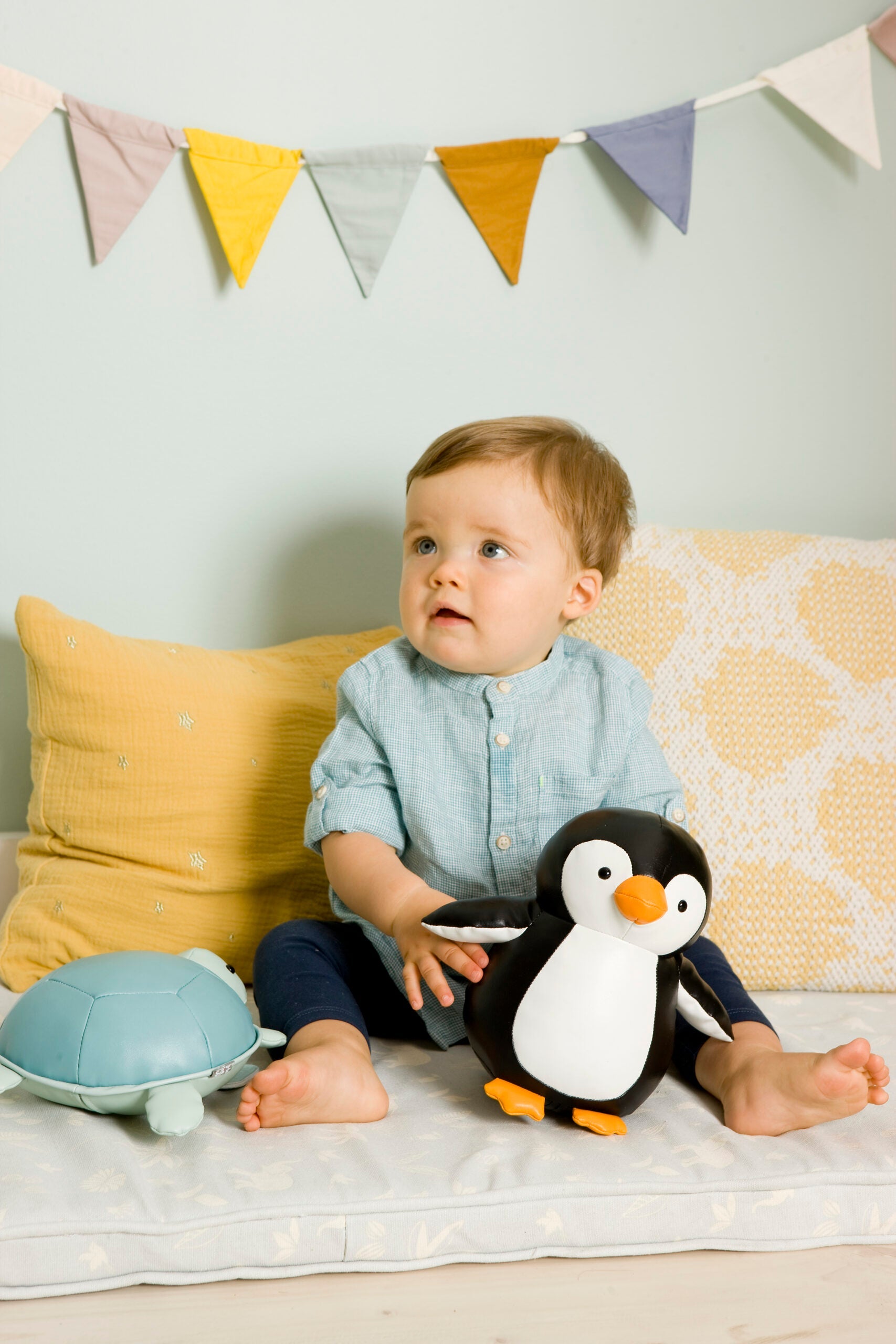 Little Big Friends: Sea Collection Pull-String Musical Animal Toy - Emilie the Turtle
