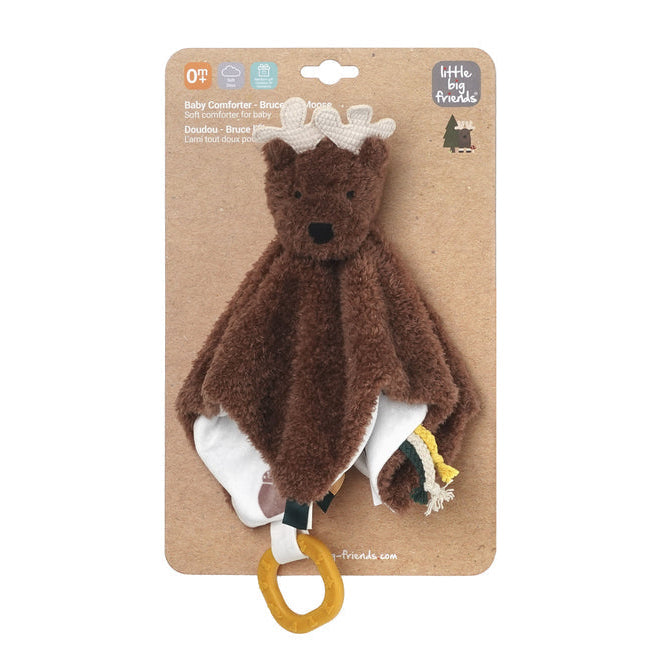 Little Big Friends Comforter - Bruce the Moose