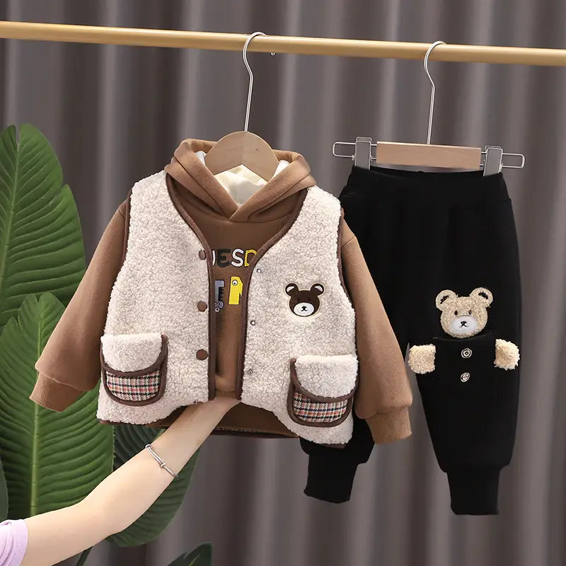 Children’s Velvet Lined Winter Baby Clothes