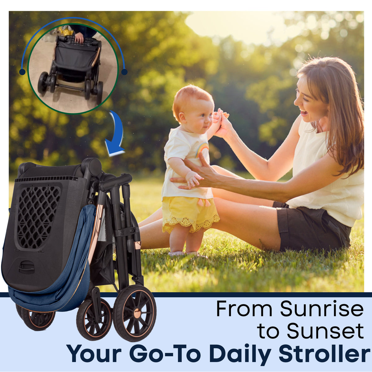 Lejoux+ Baby Pram Stroller Pushchair 0 Months +