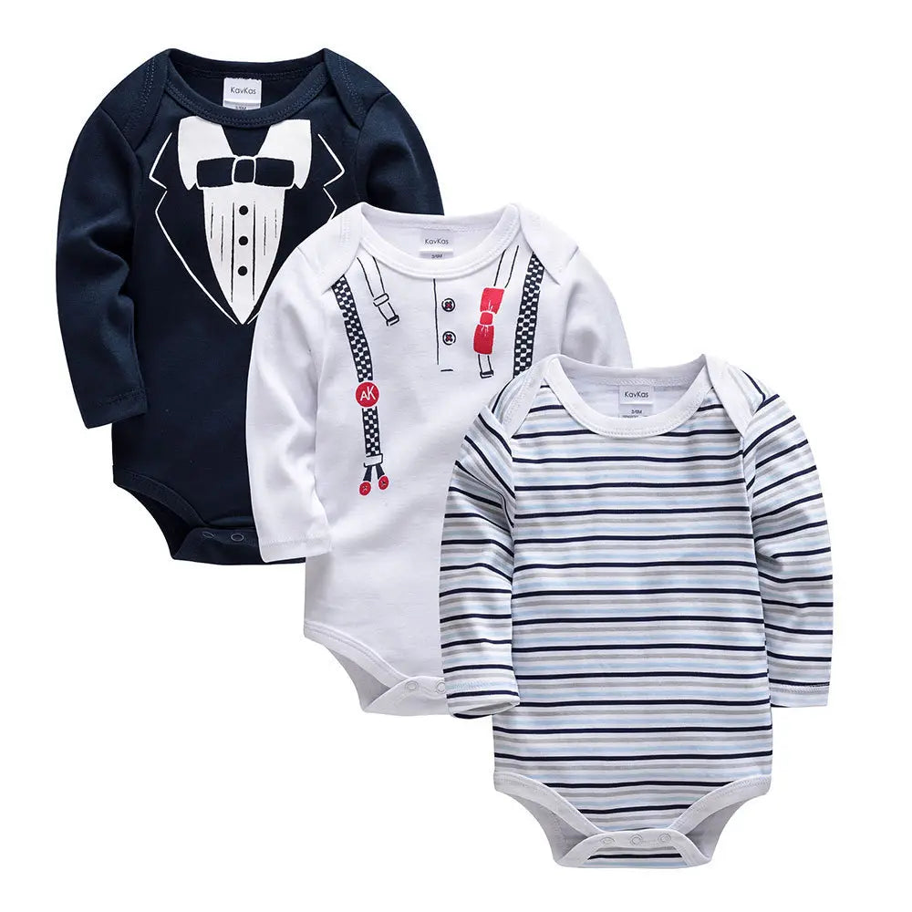 Long Sleeve Cartoon Newborn Baby Clothes
