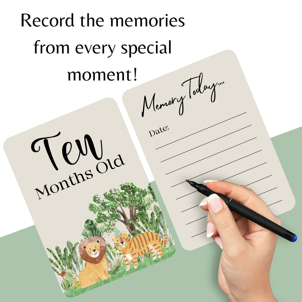 40 Baby Milestone Cards Pack - Milestone Cards
