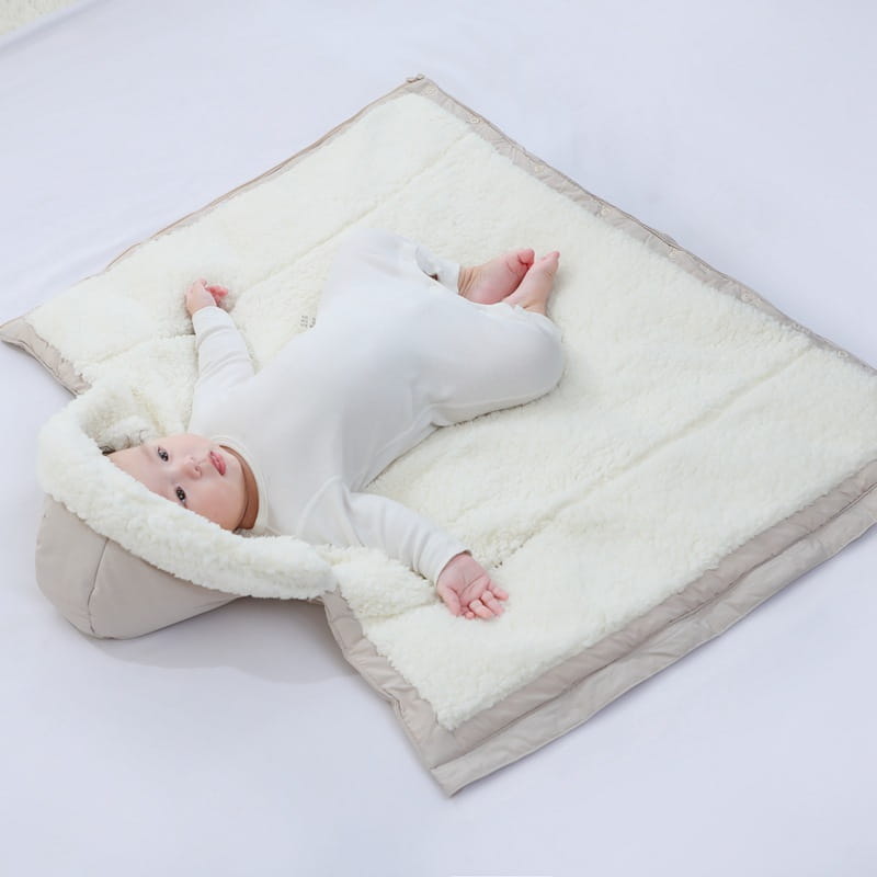 Autumn And Winter Warm Thickened Hooded Newborn Swaddle