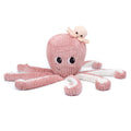 Les Ptipotos Plush Cuddly Toy: Olly the Octopus Dad & Baby - Pink