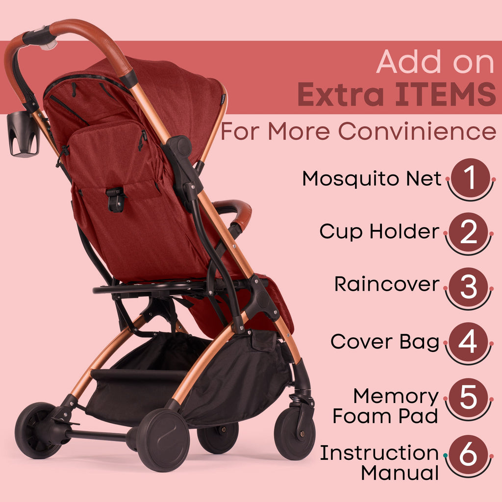 Lejoux Go Baby Travel Stroller Pram Pushchair Buggy