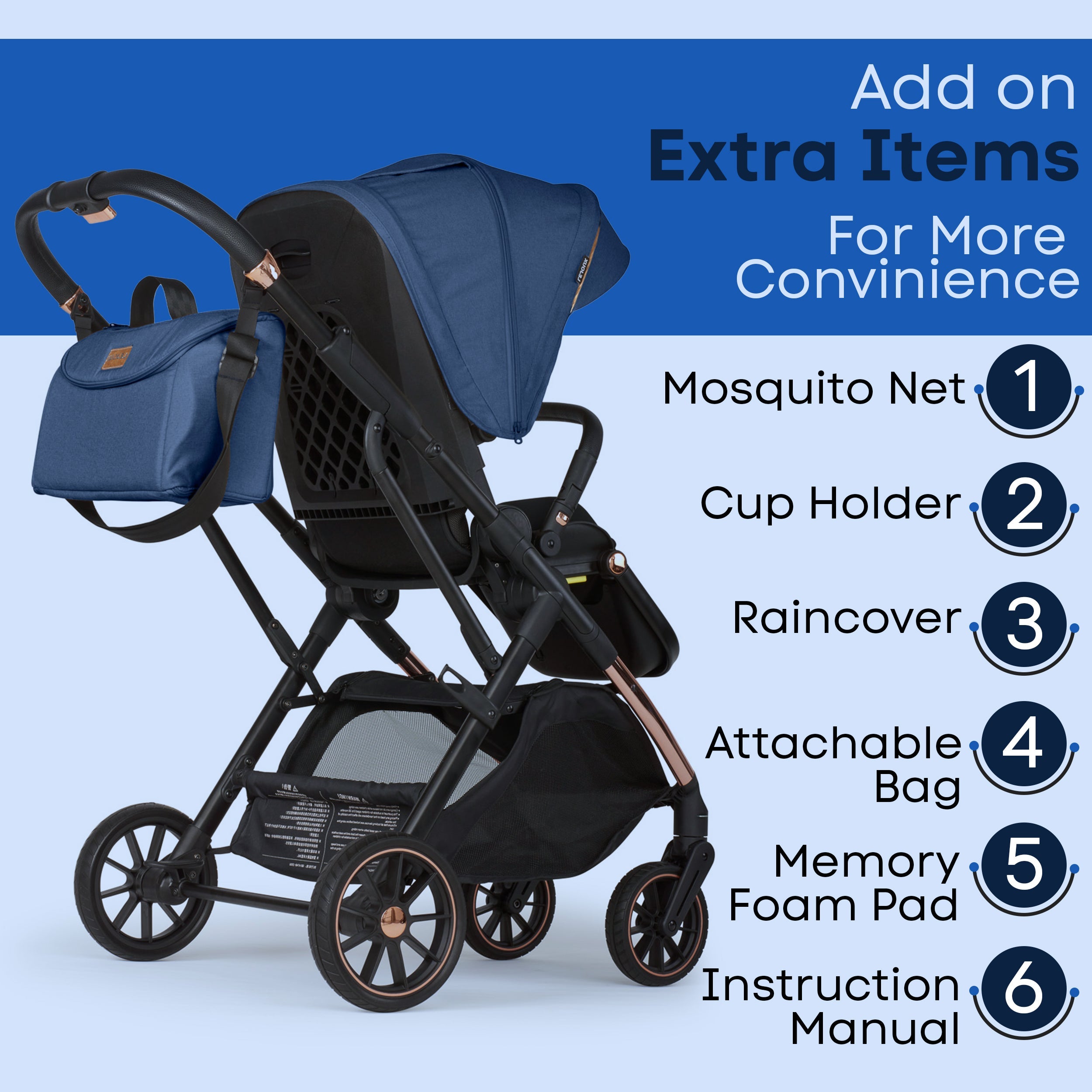 Lejoux+ Baby Pram Stroller Pushchair 0 Months +