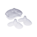MAM Breast Protector Nipple Shields Twin Pack & Case – Small (Size 1 / 17mm)