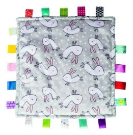 Mary Meyer Original Comfy Bunnies Taggies Baby Sensory Blanket-0