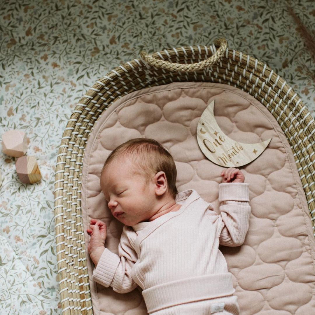 Wooden Month-by-Month Baby Milestone Set-4