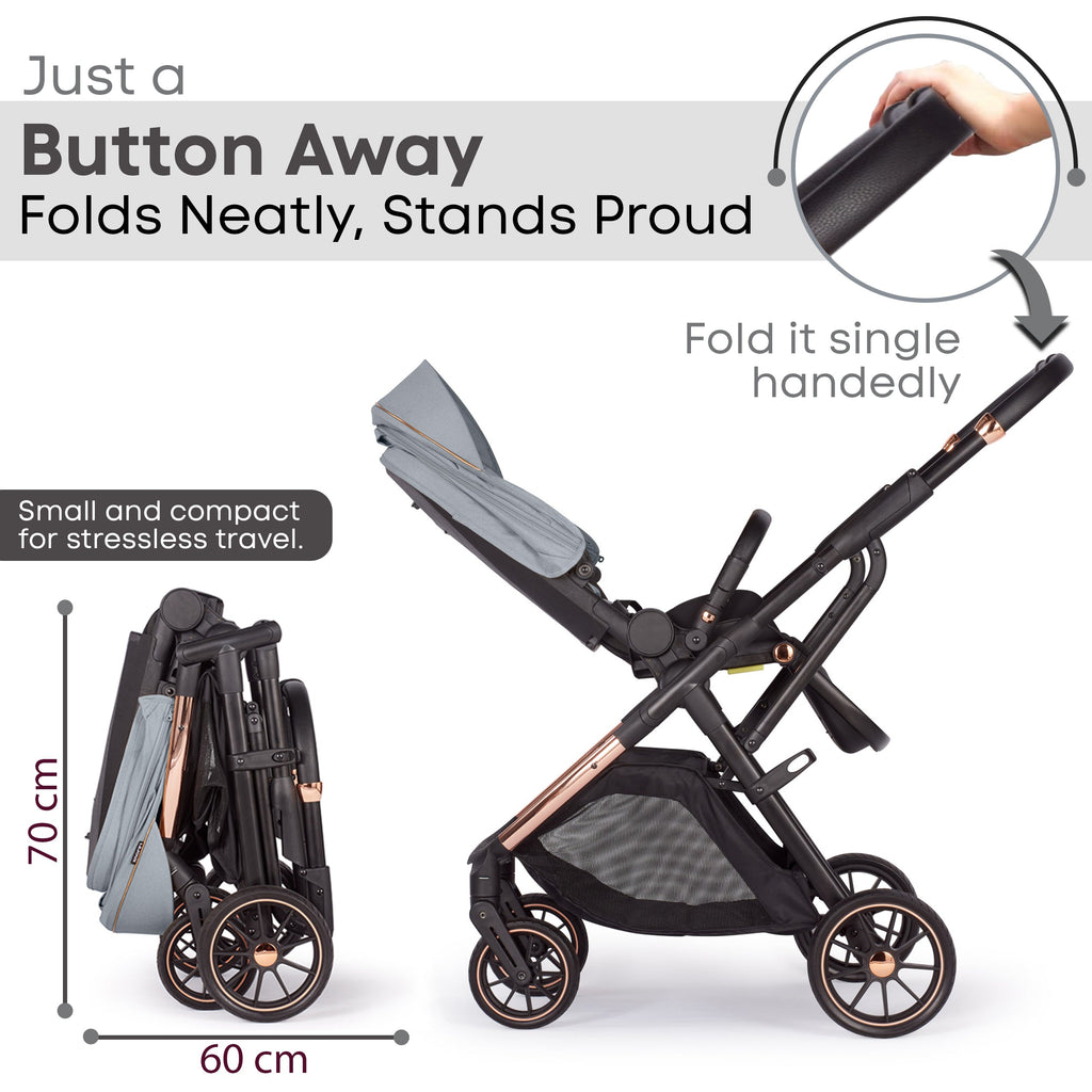 Lejoux+ Baby Pram Stroller Pushchair 0 Months +